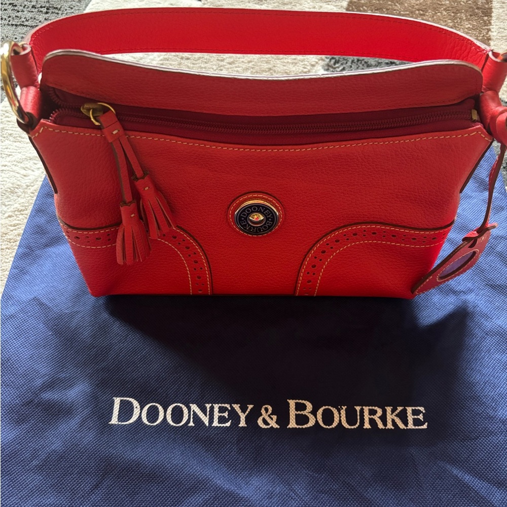Dooney & Bourke Red Leather Shoulder Bag